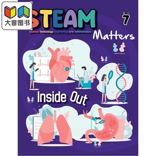 少儿英语科普杂志第七期 大音 Magazine 新加坡儿童英文课外读物 原版 知识思维技能训练 STEAM Issue Matters Steam