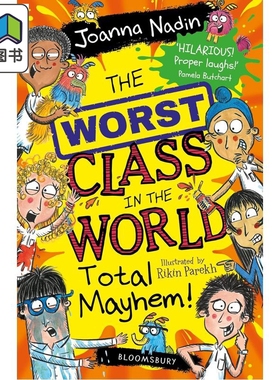 预售 爆笑连连的班级5 The Worst Class in the World Total Mayhem 英文原版 爆笑青少年小说 插图章节故事书 7岁以上 大音