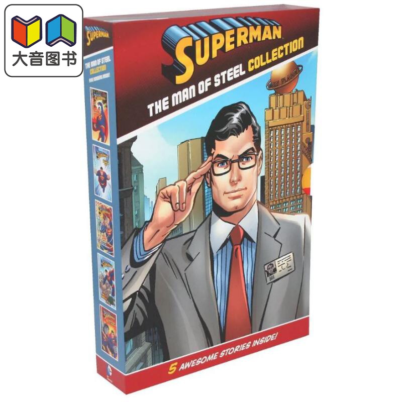 DC漫画 超人 钢铁之躯系列5册套装 Superman The Man of Steel Collection 5 books 英文原版 儿童绘本故事 进口 大音