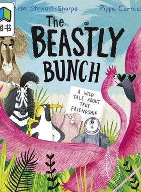 Pippa Curnick The Beastly Bunch 族群 英文原版 精品绘本 动物故事 Pippa Curnick 4-6岁 大音