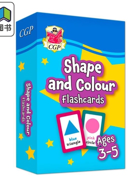 CGP New Shape & Colour Flashcards for Ages 3-5 适合 3-5 岁的形状和颜色闪卡 大音