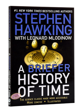 霍金 时间简史 普及版 英文原版书籍 A Briefer History Of Time 史蒂芬霍金 科学巨作 宇宙知识自然科学科技科普读物