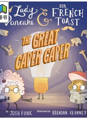 煎饼太太和吐司先生5 大大事件 Great Caper Caper 英文原版 儿童绘本 故事图画书 精装绘本 进口图书 搞笑趣味 大音