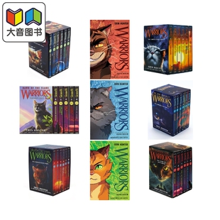 Warriors猫武士系列 猫武士漫画版 猫武士一二三四五六七部曲全套赠音频 英文原版 全彩漫画故事 传奇的猫族 儿童文学玄幻章节小说