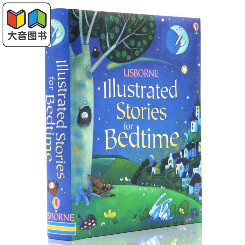 Illustrated Stories for Bedtime 尤斯伯恩 睡前故事书 精装 英文原版小初文学 进口书 儿童绘本故事书 7岁以上 大音