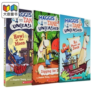 Haggis tank unleashed 狗狗坦克和哈吉斯3册 学乐大树桥梁章节书 英文原版 Scholastic Branches 进口图书 5-7岁