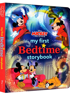 英文原版 My First Mickey Mouse Bedtime Storybook 精装6故事 迪士尼米奇老鼠亲子睡前读物