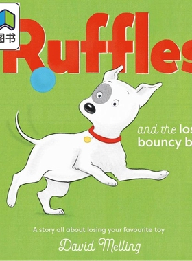 莱弗与丢失的弹力球 Ruffles and the Lost Bouncy Ball 英文原版进口 儿童绘本 动物故事图画书 畅销名家作品 大音