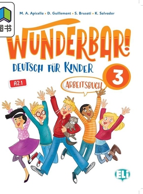 WUNDERBAR! 3 WB AUDIO CD 德语少儿教材 3级 练习册 音频CD ELI Publishing Group 大音