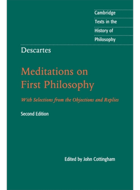 预售 笛卡尔 哲学沉思录 剑桥哲学史经典文本丛书 英文原版John Cottingham Descartes 大音