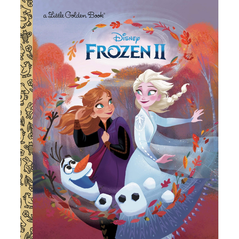 预售 Frozen 2 Little Golden Book 小金书:冰雪奇缘2 英文原版 进口原版 2岁到5岁 儿童图画书 Nancy Cote