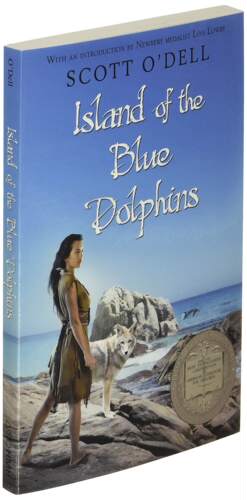 蓝色海豚岛 英文原版小说 Island of the Blue Dolphins 荣获纽伯瑞金奖 儿童中小学英语课外读物 平装