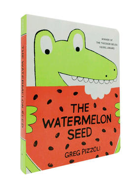 预售 英文原版 西瓜籽 The Watermelon Seed 纸板书 苏斯博士奖 获奖绘本 儿童趣味故事绘本 2-6岁