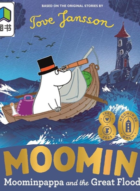 姆明爸爸与大洪水 Moominpappa and the Great Flood 英文原版 儿童绘本 图画故事书 卡通动画故事 进口童书 大音