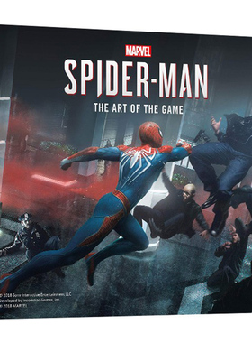 漫威蜘蛛侠电影游戏艺术画册设定集 英文原版 Marvel's Spider Man: The Art 精装 PS4 彼得帕克 of the Game by Paul Davie