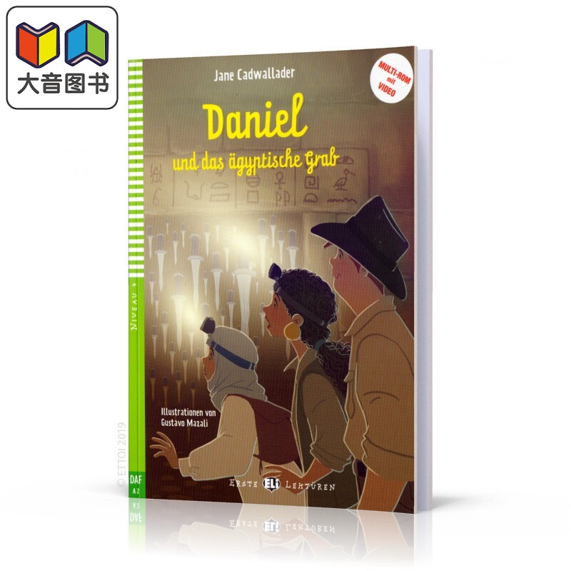 ELI Young Readers German A2: Daniel und das ägyptische Grab 丹尼尔与埃及古墓 德语分级读物 德文原版 进口图书 大音