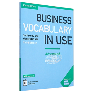 Cambridge English in Use 系列 Business Vocabulary Advanced Book 剑桥商务词汇 高级英文原版 带答案 电子书 自学和课堂?