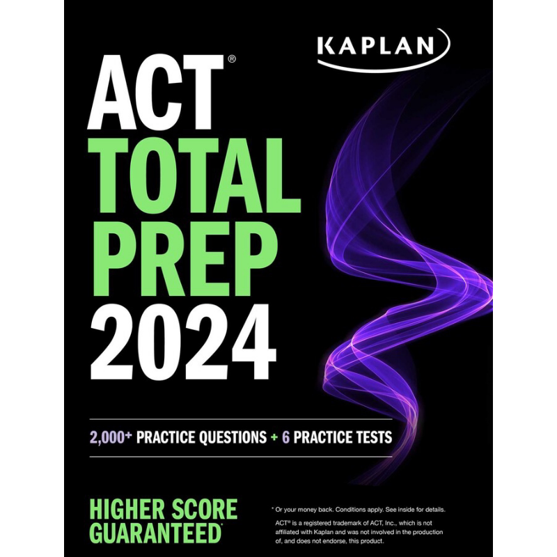 新版2024年ACT考试全能备考指南（卡普兰考试备考 美国高考）ACT Total Prep 2024(Kaplan Test Prep) 英文原版 大音