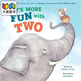 Katy Hudson Its More Fun with Two 两个一起更有趣 英文原版 进口图书 儿童绘本 动物故事图画书 大音