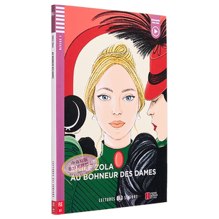 法文原版ELI Young Adult Readers French B1 Au bonheur des dames 女人的幸福 法语学习分级阅读读物 含音频 大音