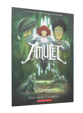 预售 护身符4 英文原版 Amulet:The Last Council Kazu Kibuishi Scholastic 全彩漫画英语卡通动漫