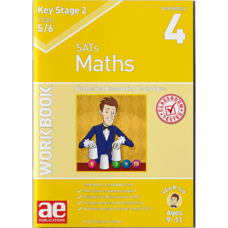 KS2数学五年级练习册4:数字推理技巧KS2 Maths Year 5/6 Workbook 4 : Numerical Reasoning Technique英文原版 大音