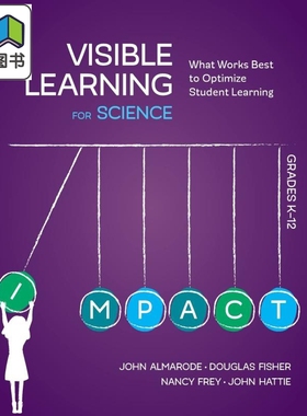 科学可视化学习 优化学生学习的 方法 幼儿园-12年级 Visible Learning for Science英文原版 教育学与教育理论 大音