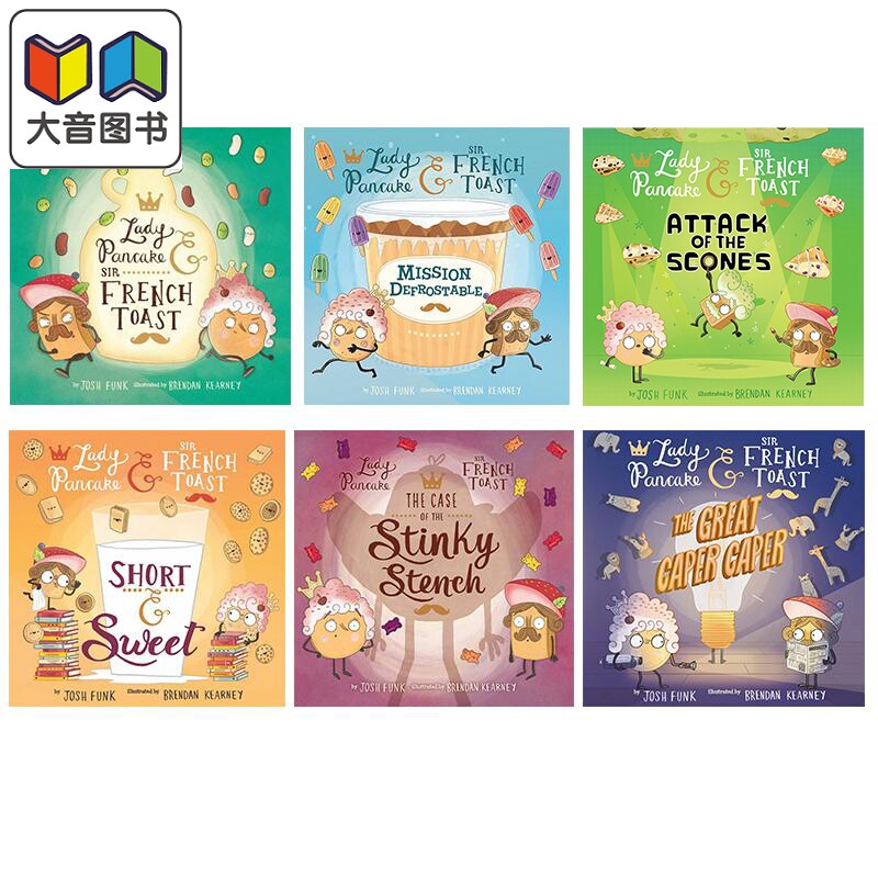 煎饼太太和吐司先生系列 Lady Pancake & Sir French Toast 儿童绘本故事书 英文原版 进口图书 精装 全彩绘本 大音