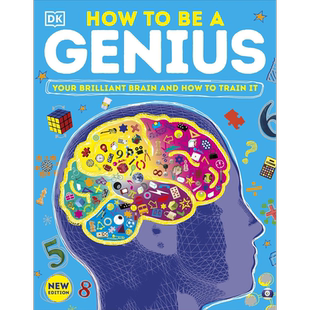DK如何成为天才 How to be a Genius 英文原版 儿童科普绘本 智力提升 科学读物 知识百科图画书 进口图书 7-9岁 大音