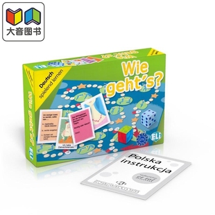 身体状况 大音 Wie 初级A2 医学与疾病 人与健康 德语词汇学习桌游 gehts 卡牌棋盘语言游戏 德文原版
