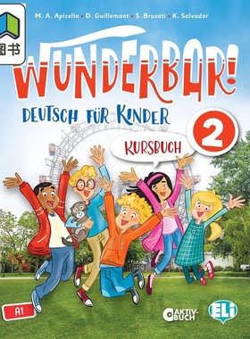 预售 WUNDERBAR! 2 德语少儿教材 2级 学生书 ELI Publishing Group 大音
