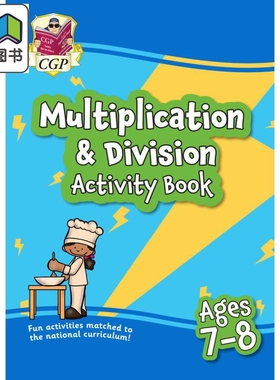 7-8岁乘法与除法练习册 在家中学习的绝妙选择New Multiplication & Division Activity Book for Ages 7-8 super 大音