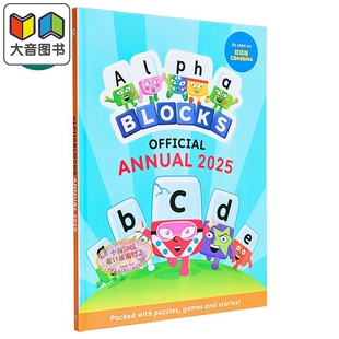 字母积木年鉴手册2025 Alphablocks Annual 2025 英文原版 儿童卡通动画 字母知识学习 游戏绘本图画书 精装童书 大音
