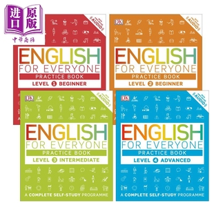 英文原版 for Book Practice 练习册套装 Beginner 人人学英语 Everyone 新视觉 系列 Advanced Intermediate English