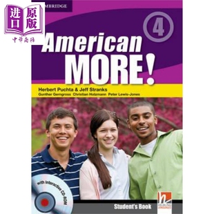 级别四 练习册带CD More Level ROM 39;s Student& 剑桥中学英语教材American American Book 英文原版 with