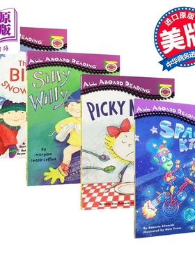 【】汪培珽初级阶段故事绘本4册 英文原版  All Aboard Reading(Picture Reader)  低幼亲子绘本 2-5岁