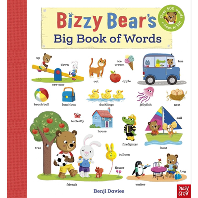 Bizzy Bear’S Big Book Of Words 小熊很忙的单词童话书 英文原版