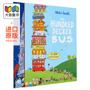 Rocket Smith Decker Mike 层层叠 进口图书 2册 英文原版 儿童绘本套装 故事图画书 Hundred 100层巴士火箭 Bus