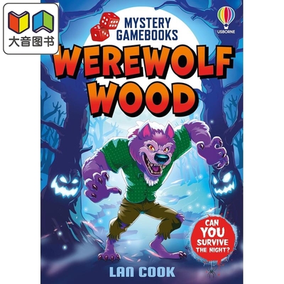 Werewolf Wood 彩色互动冒险书:密林夜惊魂 英文原版进口图书 儿童游戏书 故事图画书 Usborne Lan Cook 大音