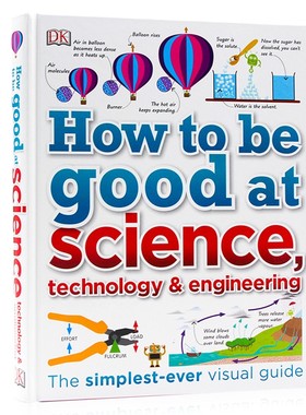 DK图解科学 How to be Good at Science 英文原版 思维训练 儿童STEM创新思维培养 百科科普 教辅图书 精装全彩大开
