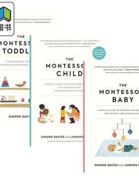 预售 The Montessori Baby Toddler Child 蒙台梭利家长指南系列3册 新手父母抚养教育启蒙婴儿童方法英文原版进口图书 大音