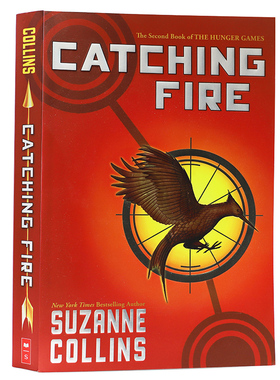 饥饿游戏2 星火燎原 英文原版美版小说 Hunger Games Catching Fire 电影原著正版小说书籍燃烧的女孩 嘲笑鸟科幻小说 Mockin