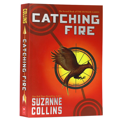 饥饿游戏2 星火燎原 英文原版美版小说 Hunger Games Catching Fire 电影原著正版小说书籍燃烧的女孩 嘲笑鸟科幻小说 Mockin