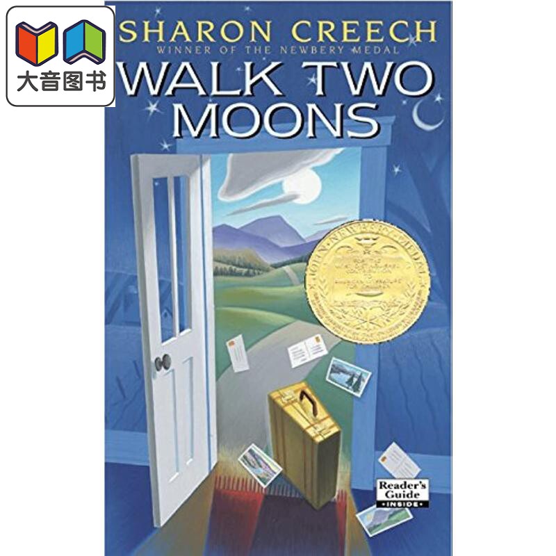 纽伯瑞：印第安人的麂皮靴（纽伯瑞金奖）Walk Two Moons 英文原版 儿童章节书 文学小说故事书 精品儿童读物 大音图片