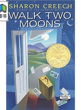 纽伯瑞：印第安人的麂皮靴（纽伯瑞金奖）Walk Two Moons 英文原版 儿童章节书 文学小说故事书 精品儿童读物 大音