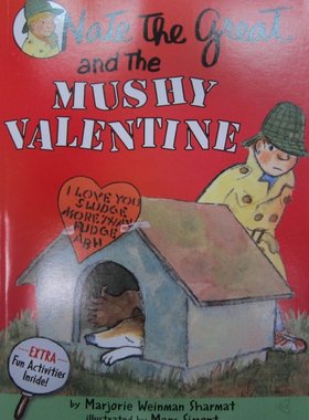 Nate the Great and the Mushy Valentine 小侦探内特12 情人节礼物 桥梁章节书 7~12岁 英文原版 儿童小初文学 大音