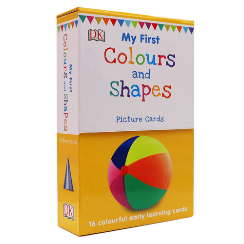 英文原版 DK认读卡：颜色与形状 My First Colours and Shapes 低幼儿童英语启蒙认知卡片 亲子互动