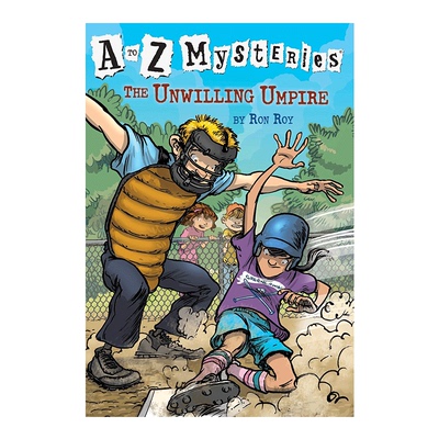 A to Z Mysteries 系列 #21 The Unwilling Umpi 字母之谜 神秘事件 不情愿的裁判 英文原版章节书神秘案件英文版推理小说 Ro