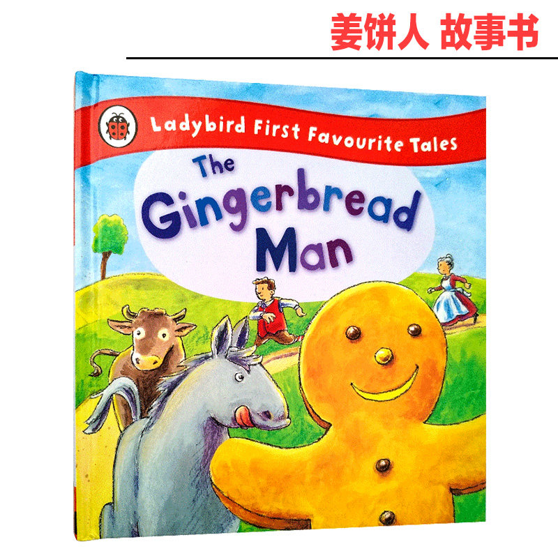 man 姜饼人 英文原版 少儿儿童插图图画英语绘本故事书精装 3-6岁