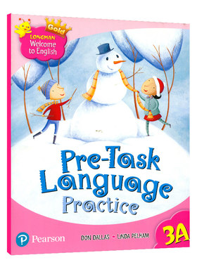 香港朗文培生出版社少儿英语教材 welcome to English 3A gold新版综合练习册 Pre-Task Language Practice 三年级上学期